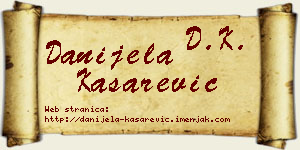 Danijela Kašarević vizit kartica